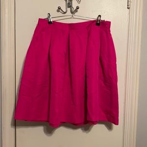 Forever 21 Fuschia pleated skirt size 3x